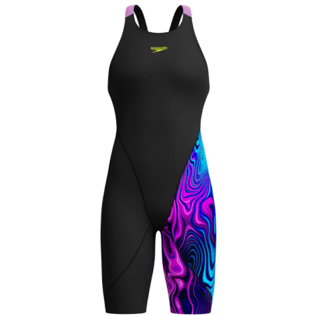 Speedo LZR PRO 2.0 PRINTED KNEESKIN -  Black Subsurface