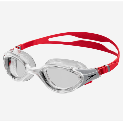 speedo biofuse 2.0  RED/SILVER/CLEAR
