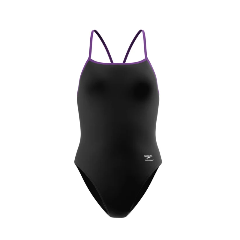 Speedo Endurance Max Turnback noir & mauve  junior