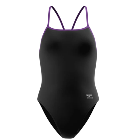 Speedo Endurance Max Turnback noir & mauve  junior
