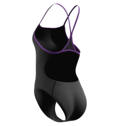 Speedo Endurance Max Turnback noir & mauve  junior