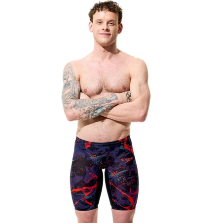Speedo Pure Valor 2.0 jammer black & red