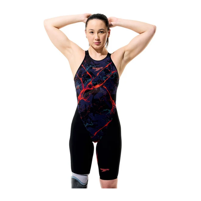 Speedo Pure valor 2.0 noir & rouge dos ouvert