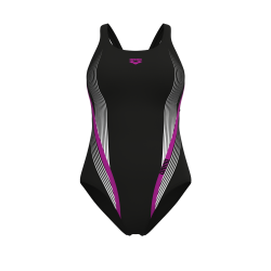 Arena dynamic Swim pro black-very fuchsia