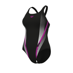 Arena dynamic Swim pro black-very fuchsia