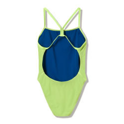Speedo Solid V Back Citrus Green