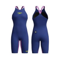 Speedo Pure valor 2.0 Bleu & mauve dos fermé