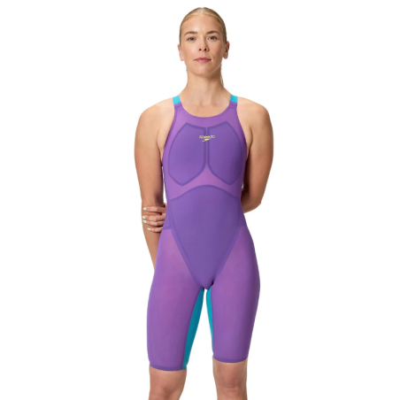 Speedo Pure Valor 2.0 Mauve & Turquoise dos fermé